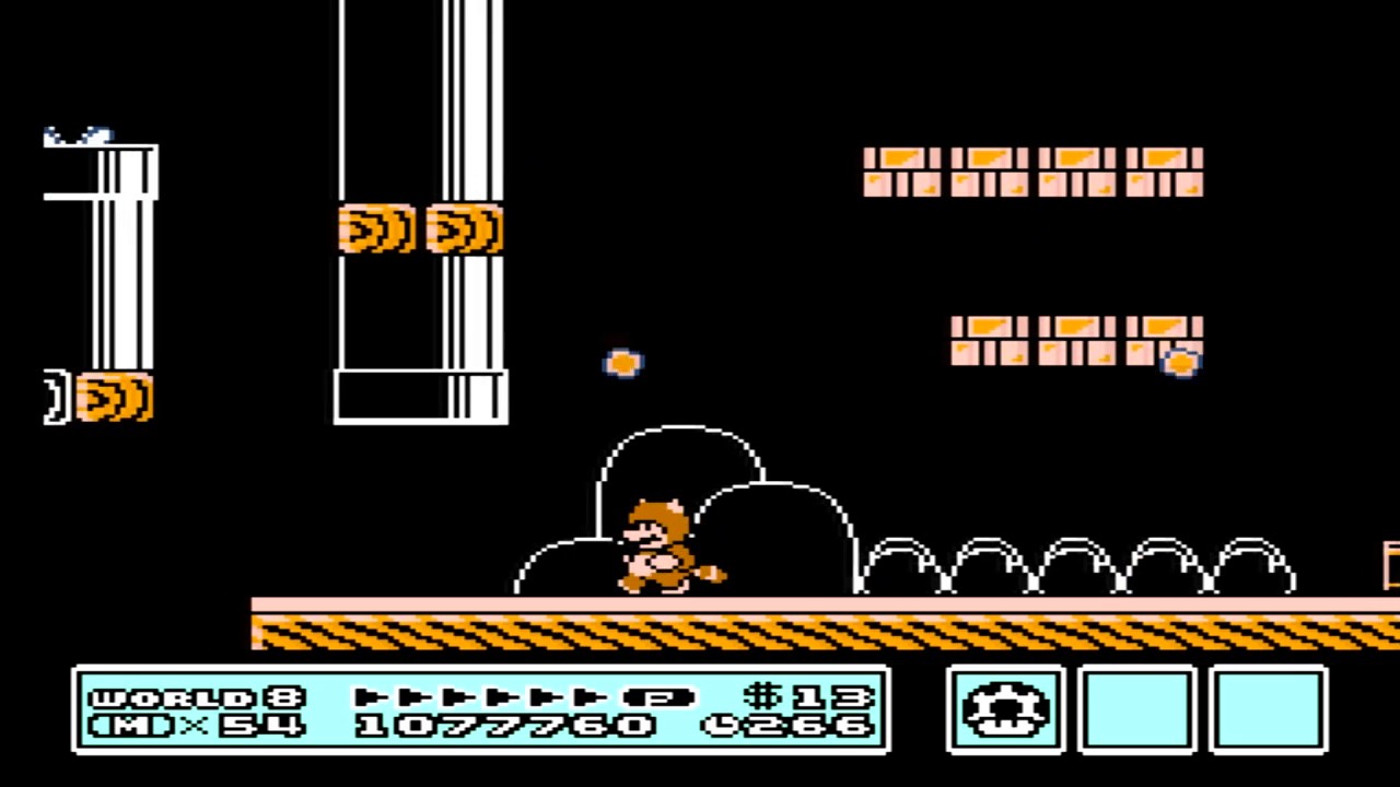 Super Mario Bros 3 (NES) Level 8-1