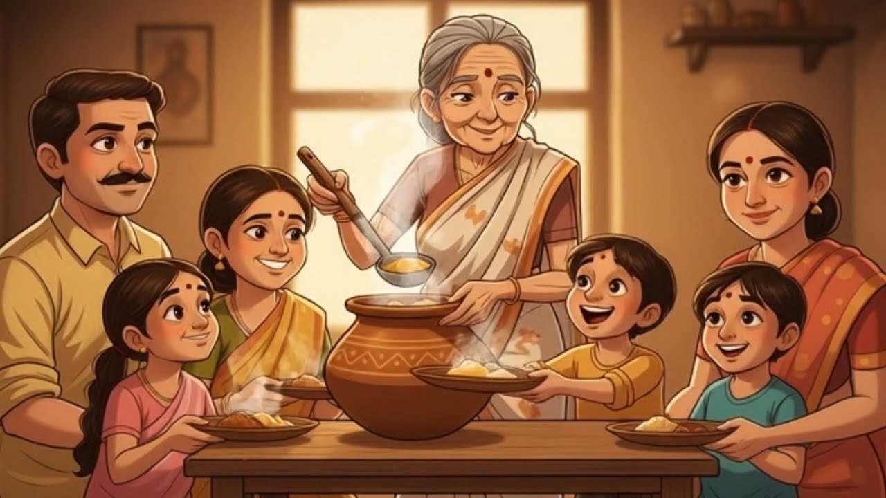 A Rainy Evening in a Quiet Indian Village 🌧 | Slow Living Ghibli-Style ASMR 90s