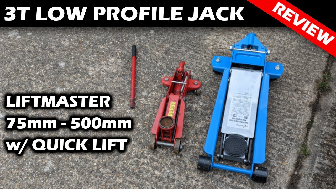 Liftmaster 3T Heavy Duty Ultra Low Profile Steel Floor Jack w/ Quick Lift Review
