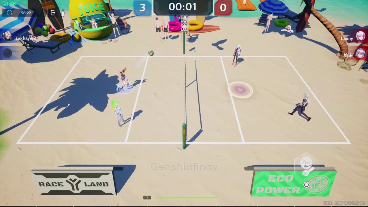 ToF | We won 5-0! Exciting volleyball match! Gesthos 4.2 (Tower of Fantasy PS5)