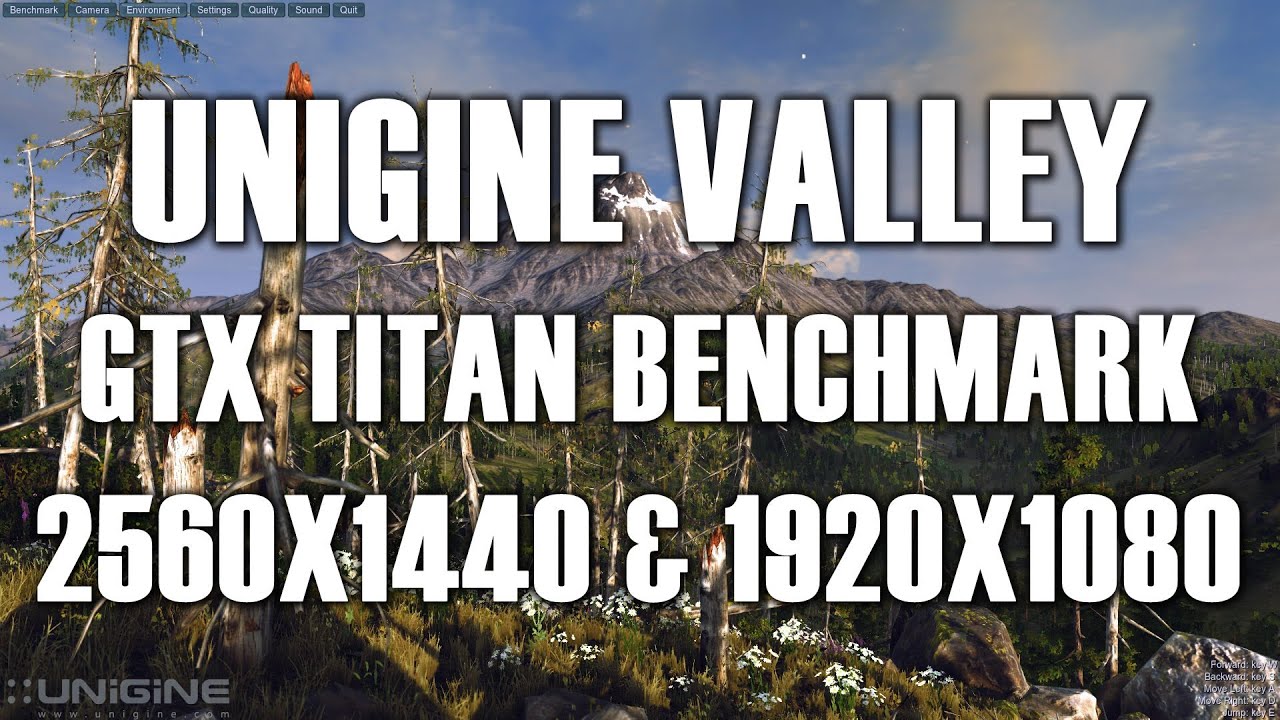 GTX Titan Unigine Valley Benchmark 2560x1440 1920x1080