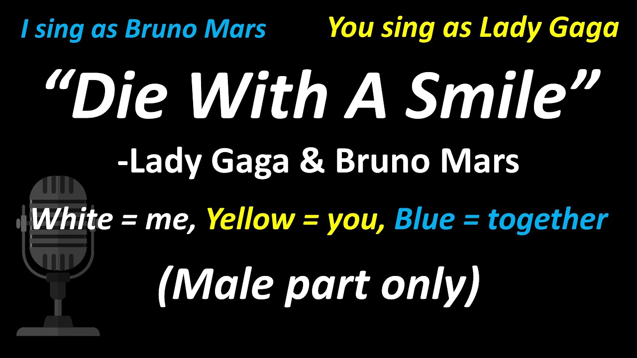 Lady Gaga, Bruno Mars - Die With A Smile (Male Part Only) | Cover