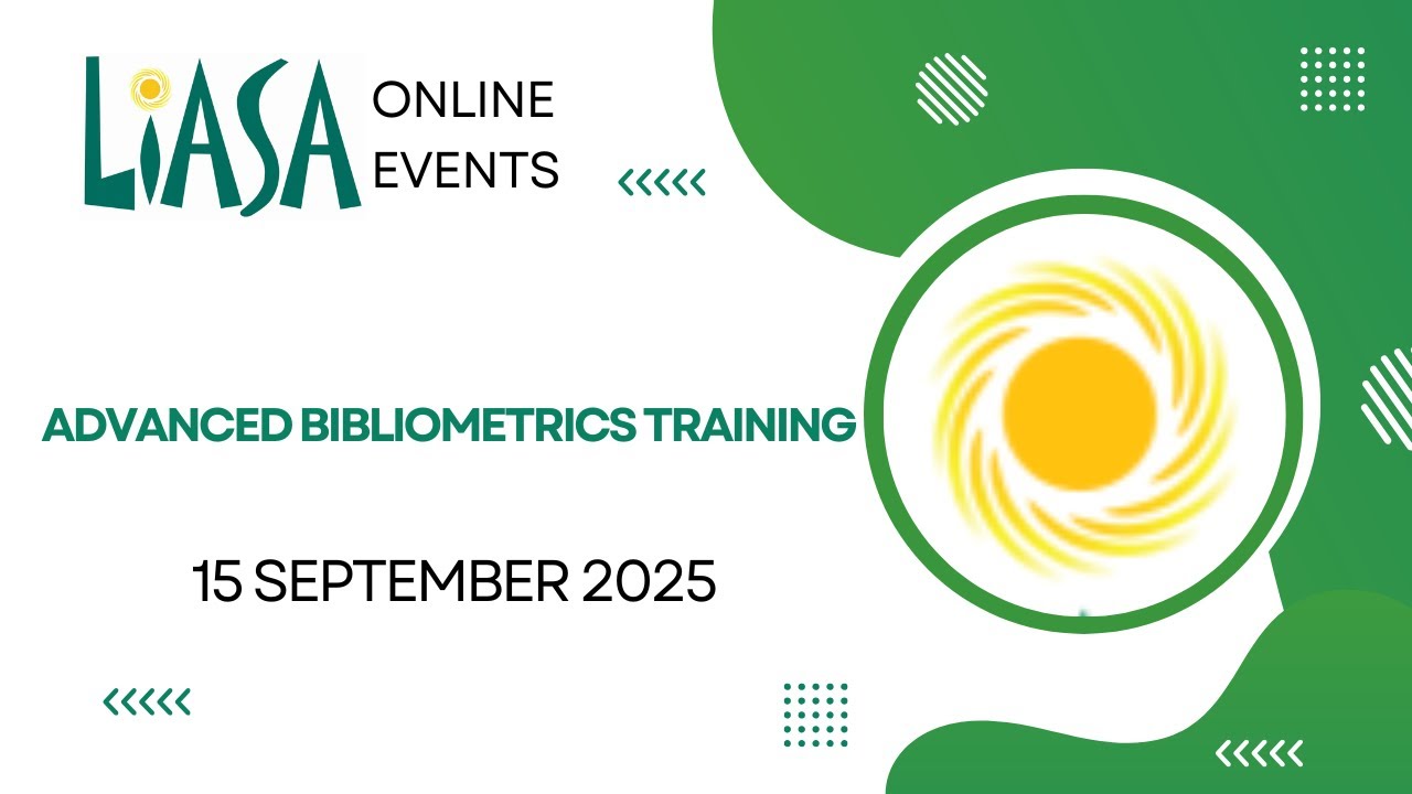 Advanced bibliometrics training - 15 September 2025