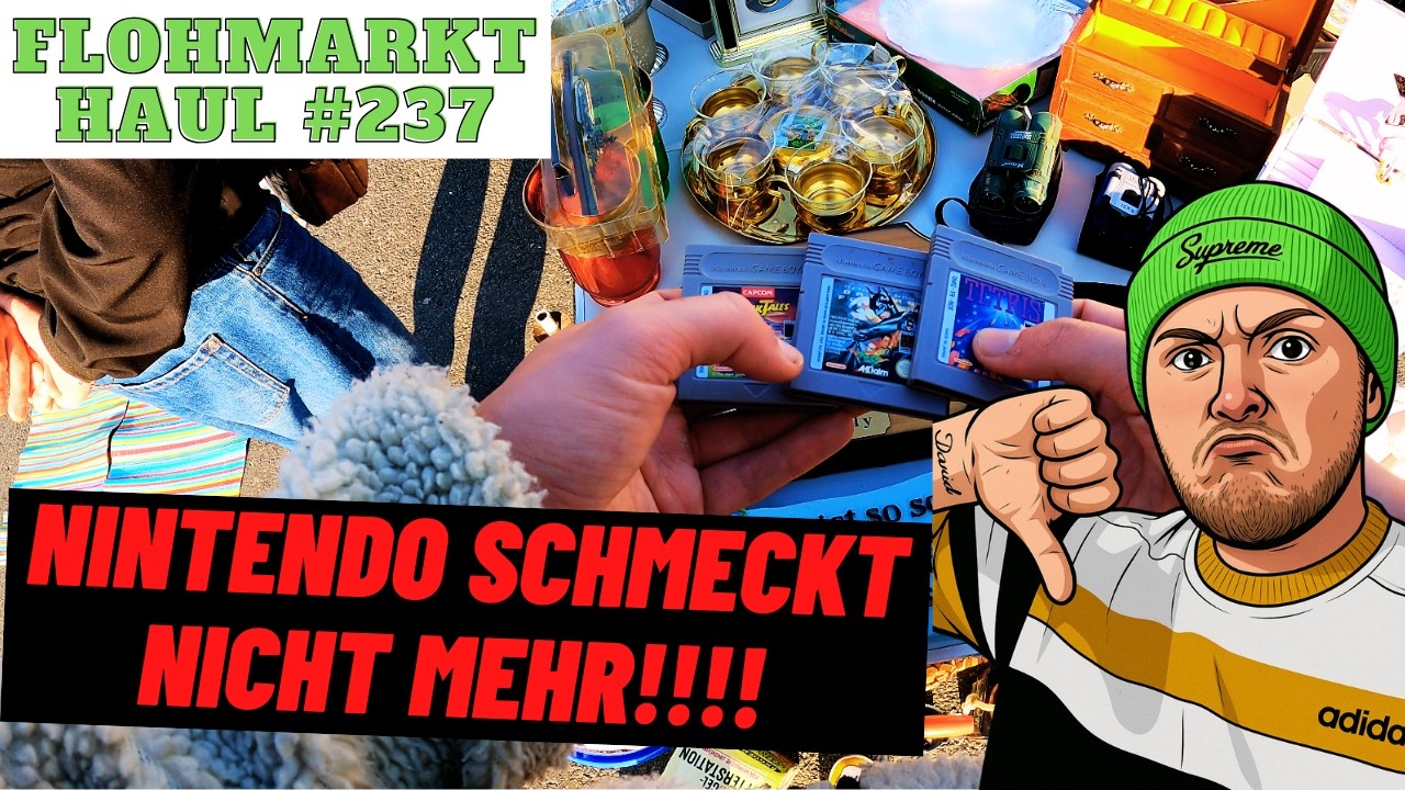 NINTENDO SCHMECKT nicht MEHR!!! Flohmarkt g&ouml;nnt mal wieder ordentlich!