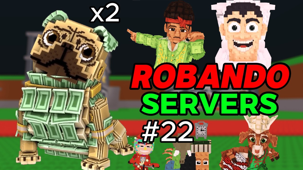 *x2 PERROS* ROBANDO en SERVERS PUBLICOS 🗣️🔥 Día 22 | Roblox roba un brainrot