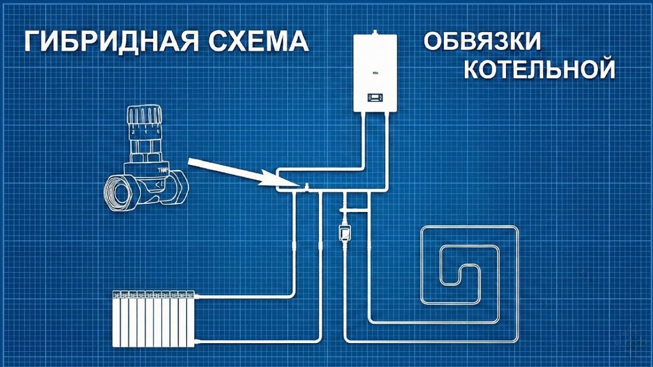 Гибридная обвязка котельной