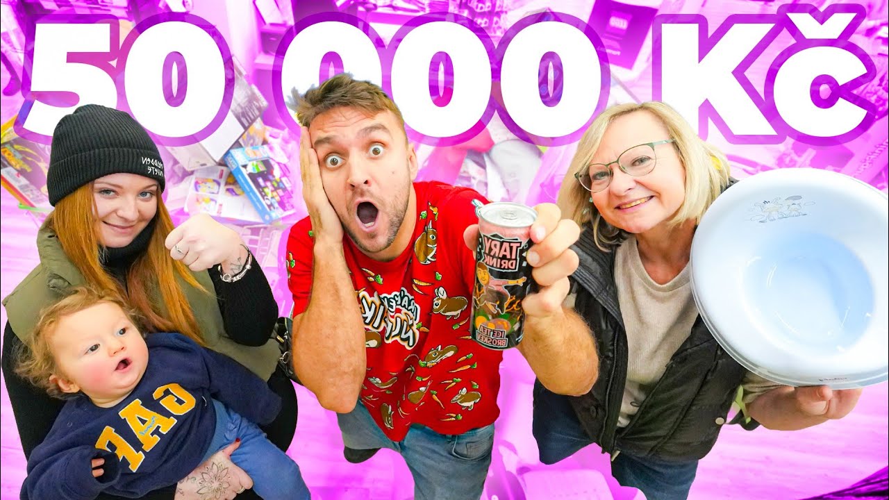 NEJSTAR&Scaron;&Iacute; V&Iacute;TĚZKA n&aacute;kupů za 50 000 Kč! | MĚLA ČASOV&Yacute; LIMIT!
