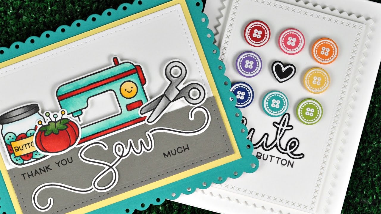 Intro to Sewn with Love + 2 cards from start to finish