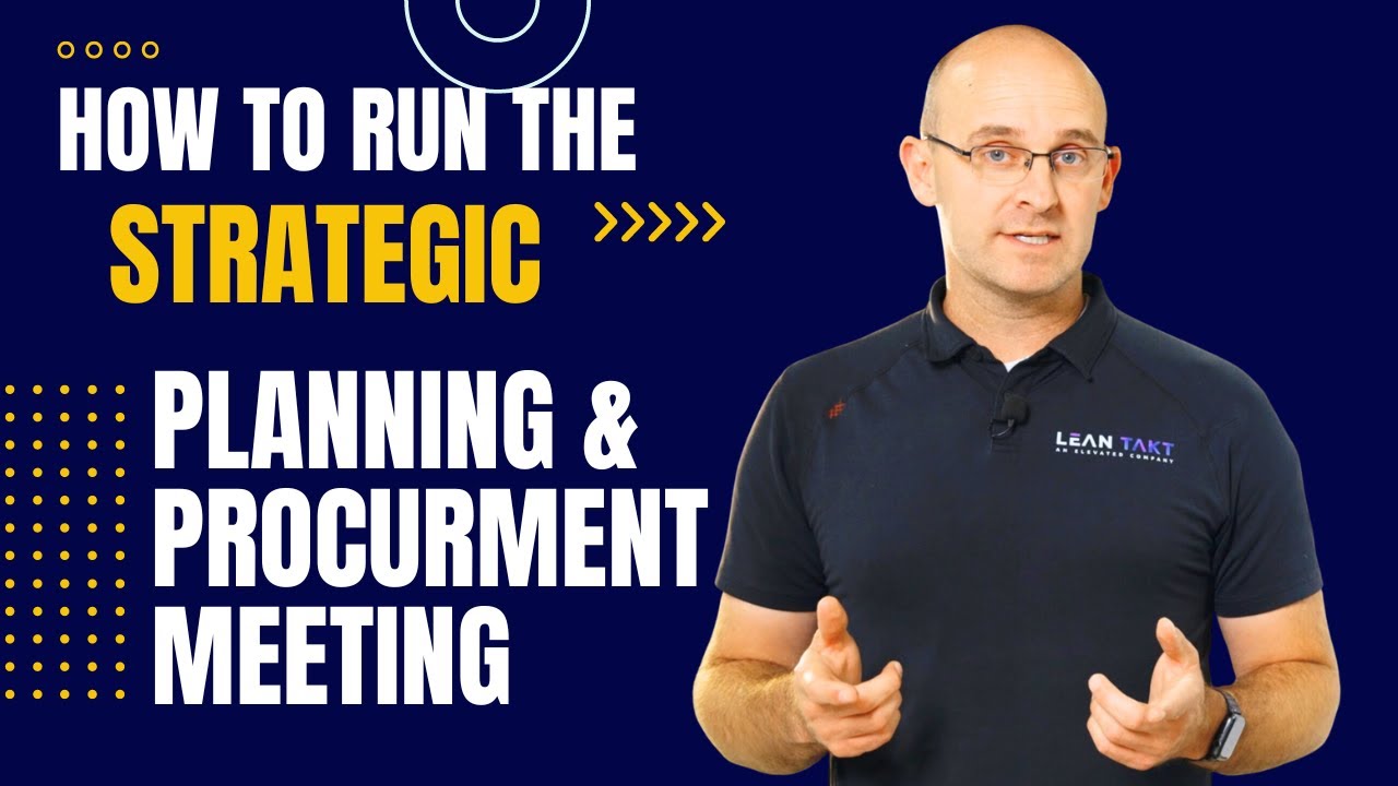 How to Run a Strategic Planning & Procurement Meeting
