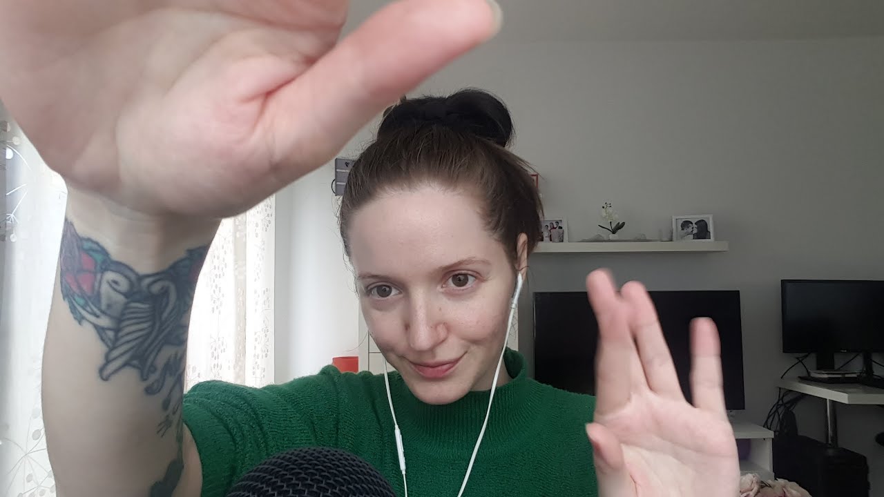 ASMR - PURE sounds - hand sounds, tongue clicking, crinkle sounds, personal attention