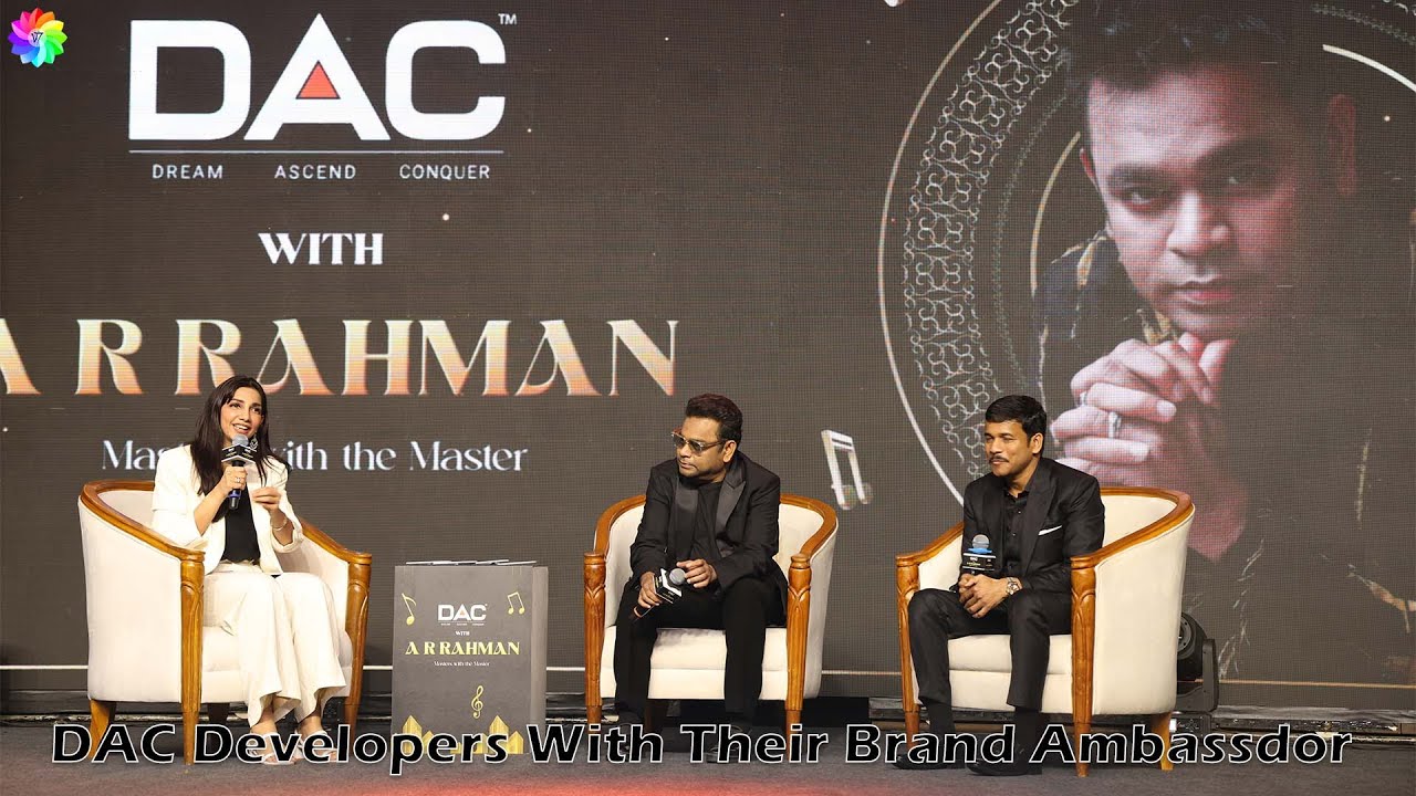 DAC Developers Launches 1000 homes across 5 Chennai Loction With Brand Ambassador A.R Rahman.