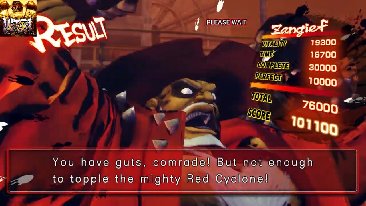 ULTRA STREET FIGHTER IV Zangief Arcade Mode II
