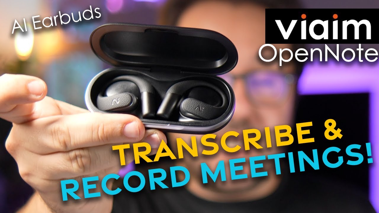 Viaim OpenNote AI Recording Open Earbuds