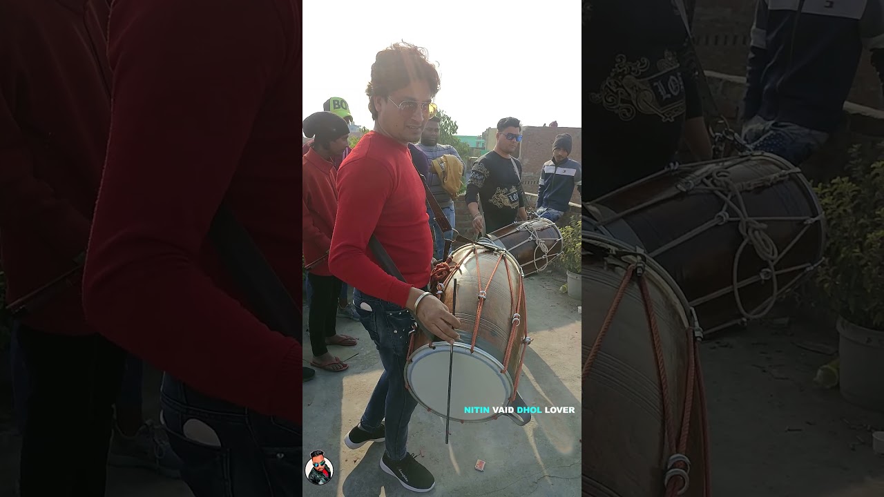 ustad ravi bholu ji gaddi delhi takht ki shaan [ kehrwa taal ] nitin vaid dhol lover