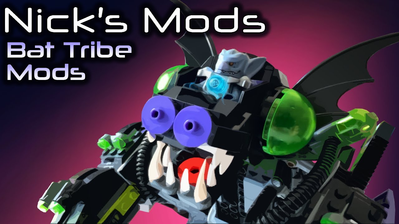 Nick's Mods Ep.15- Bat Tribe Mods -- LEGO Legends of Chima + Batman Combos and MORE!