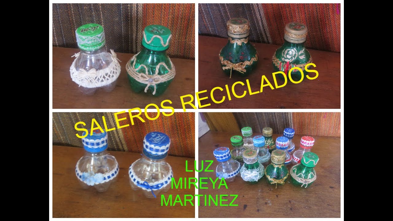 SALEROS EN BOTELLAS PET