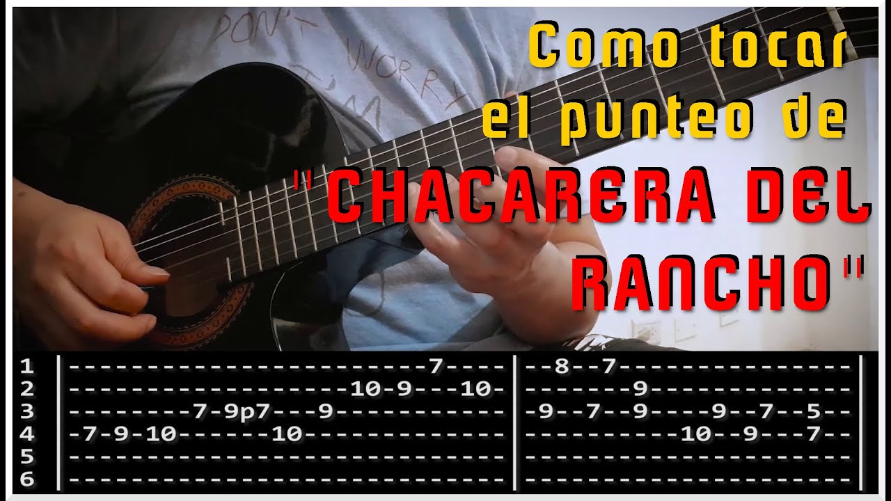 COMO TOCAR EL PUNTEO DE GUITARRA DE  
