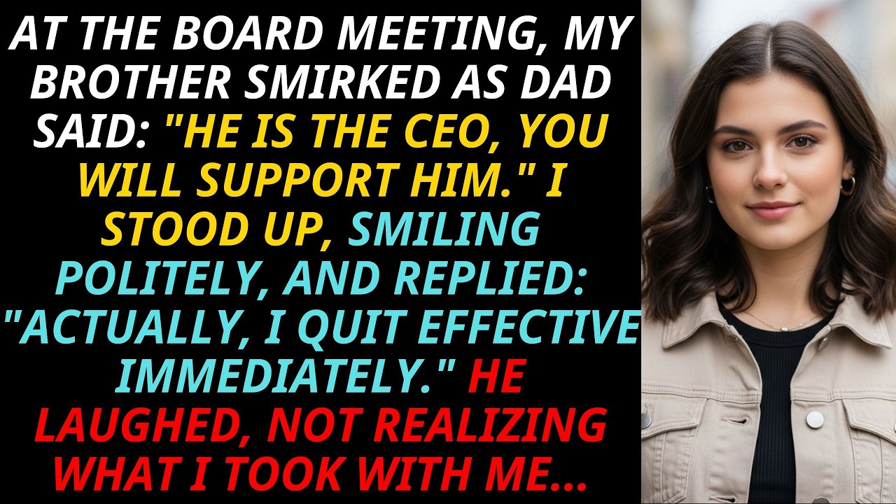 At The Meeting, Dad Said, 