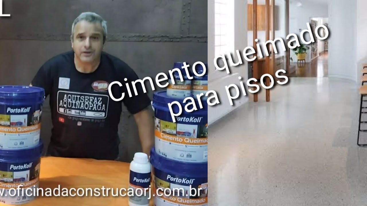 DIY PISO CIMENTO QUEIMADO AGORA FICOU FACIL BARATO  - FAÇA VC MESMO CIMENTO QUEIMADO SOBRE SEU PISO