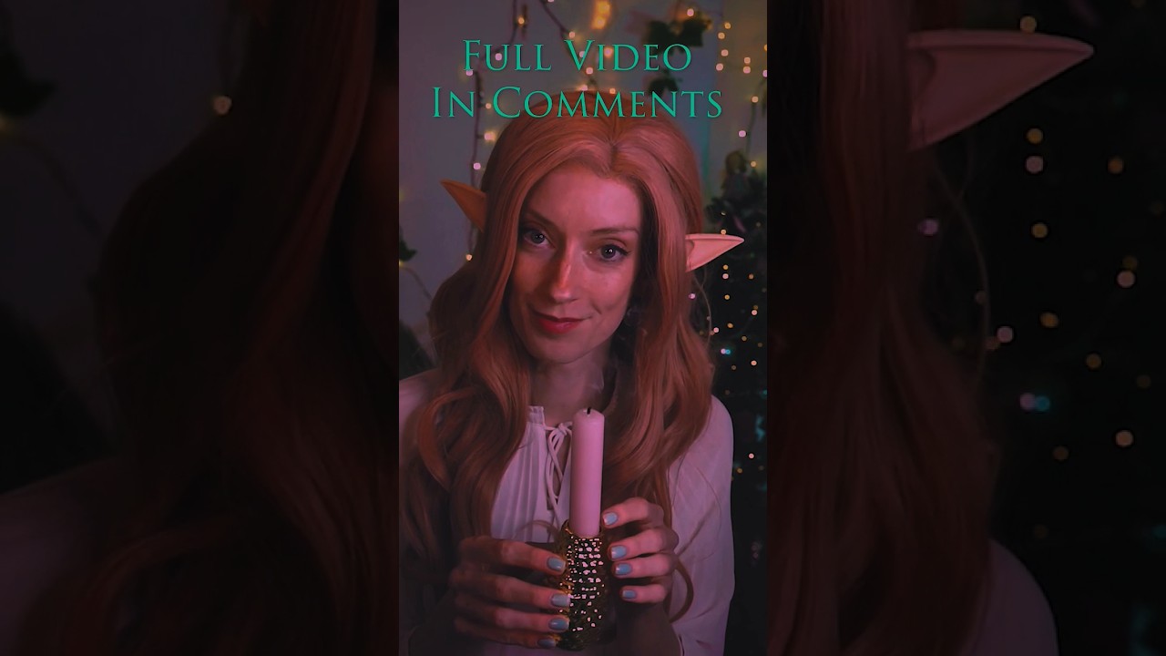 ASMR ❄️ Elf Finds You The Coziest Items #asmr #shorts #shortvideo