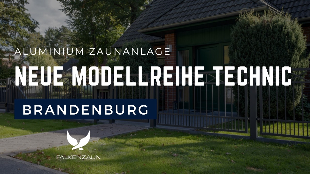 Klassische Aluminium Tor- und Zaunanlage mit Schiebetoren FZ.T.26 - Falken Zaun