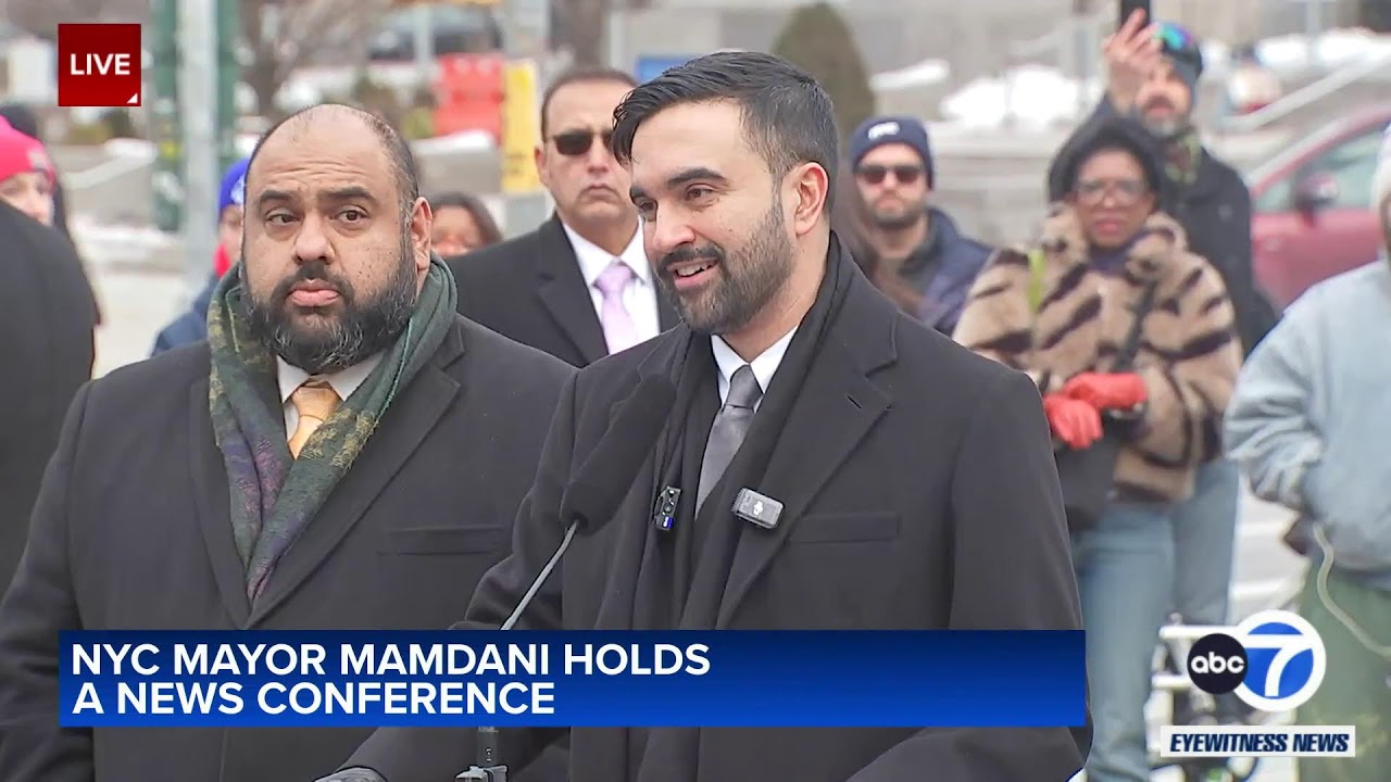 NYC Mayor Zohran Mamdani news conference