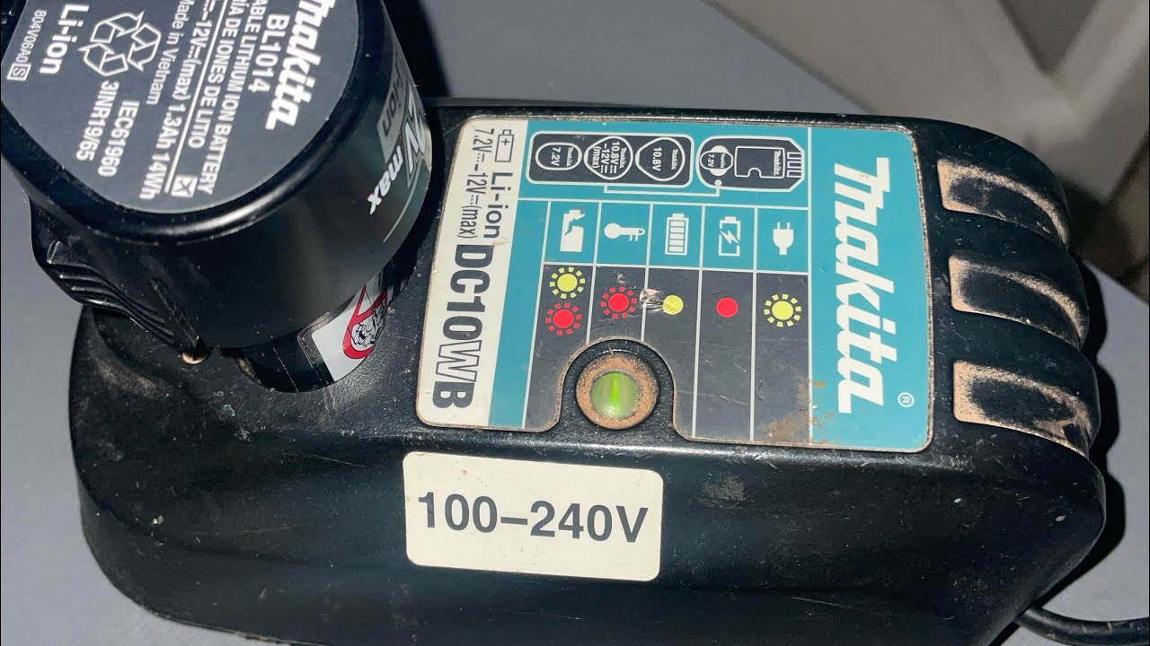 Conserto de carregador da makitta DC10WB
