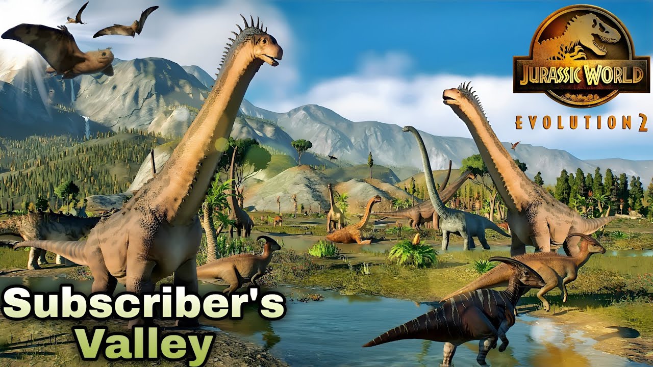 valley of the dinosaurs - subscribers special Part 4, jurassic world evolution