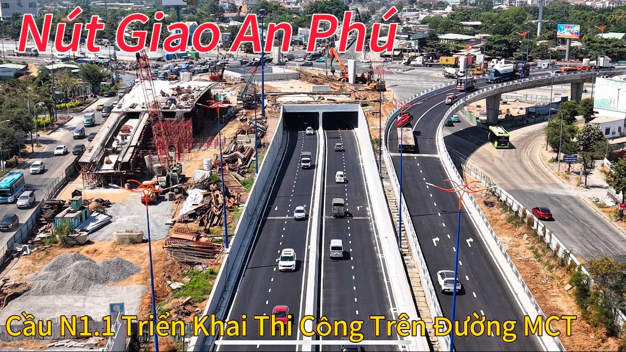 Nút Giao An Phú Cầu N1.1 Triển Khai Thi Công Trên Đại Lộ Mai Chí Thọ.