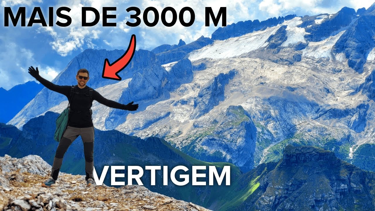 SASS PORDOI: O 'TERRAÇO das DOLOMITAS' e uma TRILHA QUASE VERTICAL
