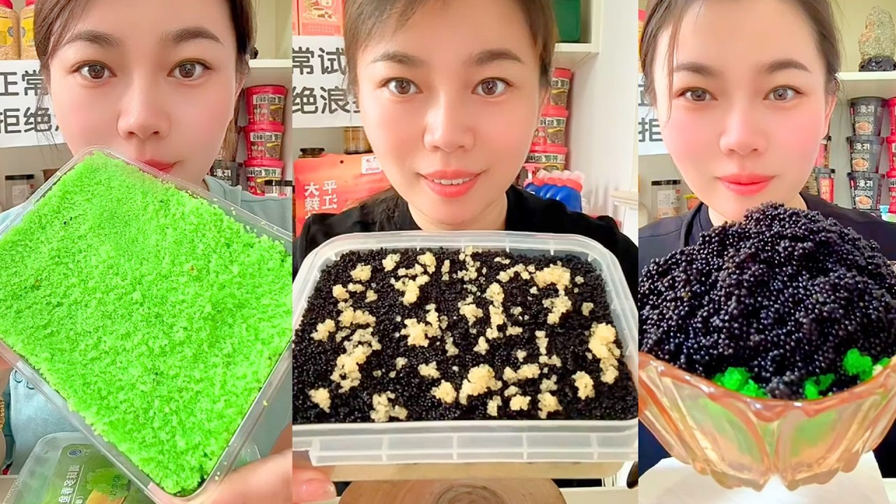 Homemade Chinese Fish Roe ASMR | Colorful Fish Eggs Eating | #195