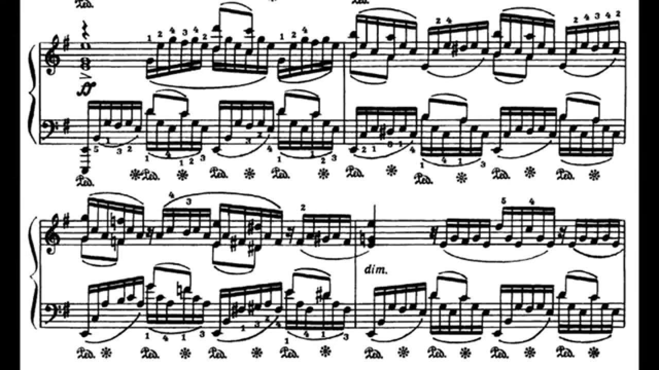 ラフマニノフ：楽興の時第4番 op.16-4