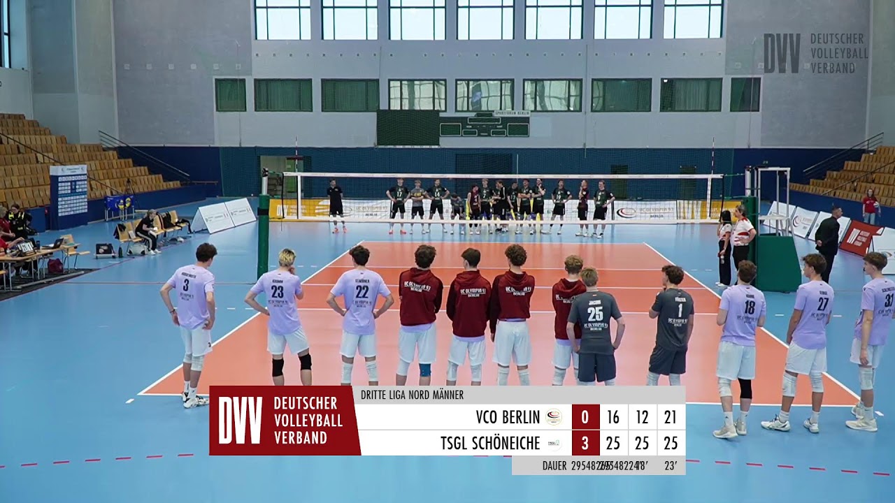 VCO Berlin 2 - TSGL Sch&ouml;neiche | 3. Liga Nord M&auml;nner 2025/26