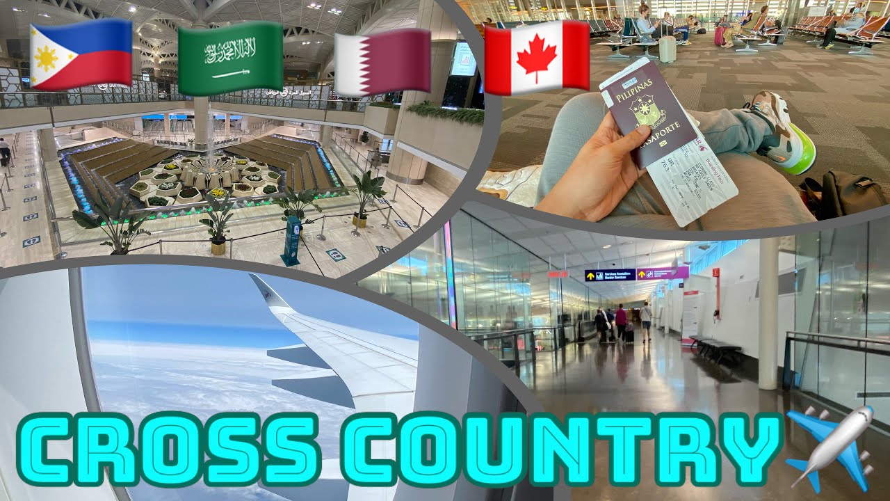 Traveling during pandemic | Cross Country from Saudi Arabia - Canada a long haul flight #ofw #canada