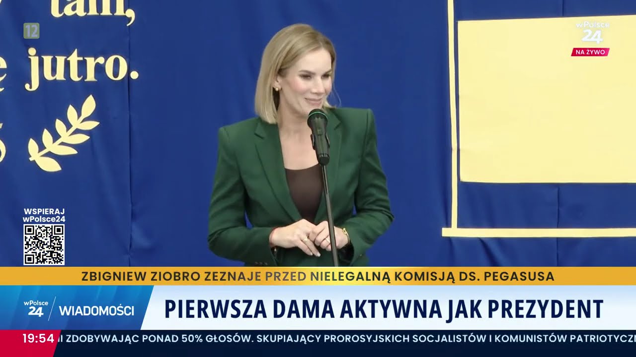 Pierwsza Dama Marta Nawrocka aktywna jak prezydent!