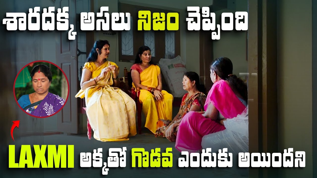 Saradhakka నిజం చెప్పింది Laxmi అక్క తొ ఎందుకు గొడవ ఎందుకు అయిందిని | Mini Movie Entertainments