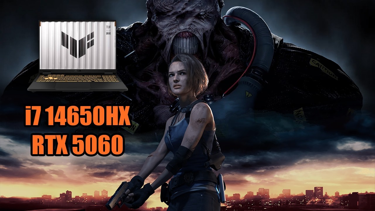 Resident Evil 3 RTX 5060 i7 14650hx