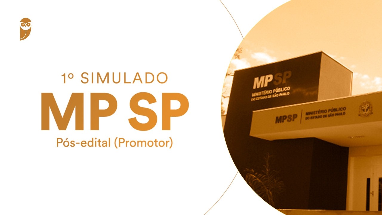 1º Simulado Promotor MP SP - Pós-edital - Correção