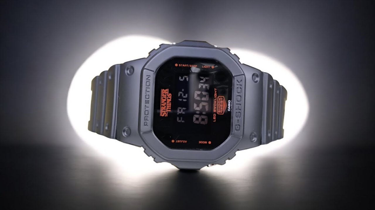 G-Shock X Stranger Things Collaboration DW5600SST-1