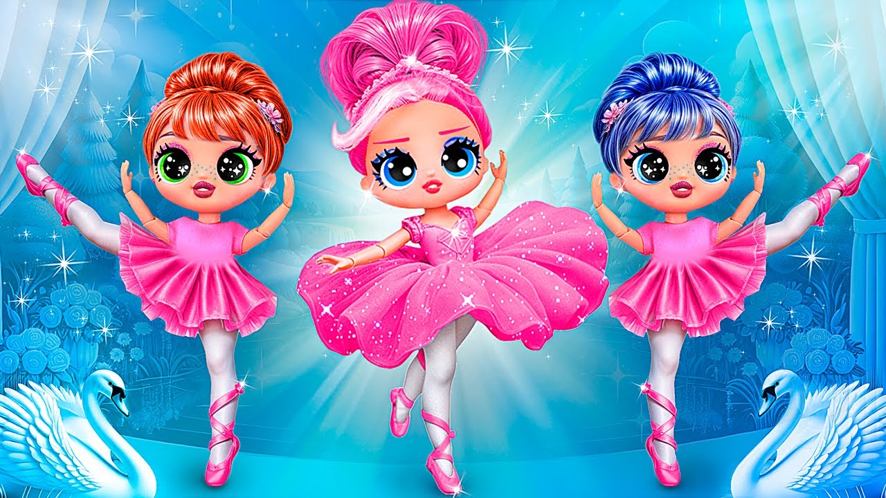Ballerina Growing Up! 30 LOL OMG DIYs