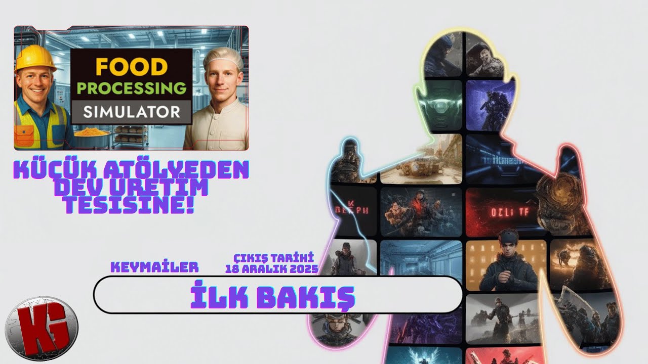 KÜÇÜK ATÖLYEDEN DEV ÜRETİM TESİSİNE!  | İLK BAKIŞ | Food Processing Simulator Türkçe #keymailer