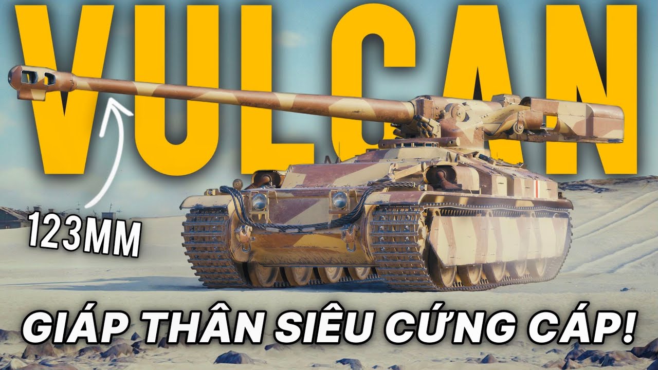 Vulcan: Thân xe dày hơn cả tăng hạng nặng! | World of Tanks