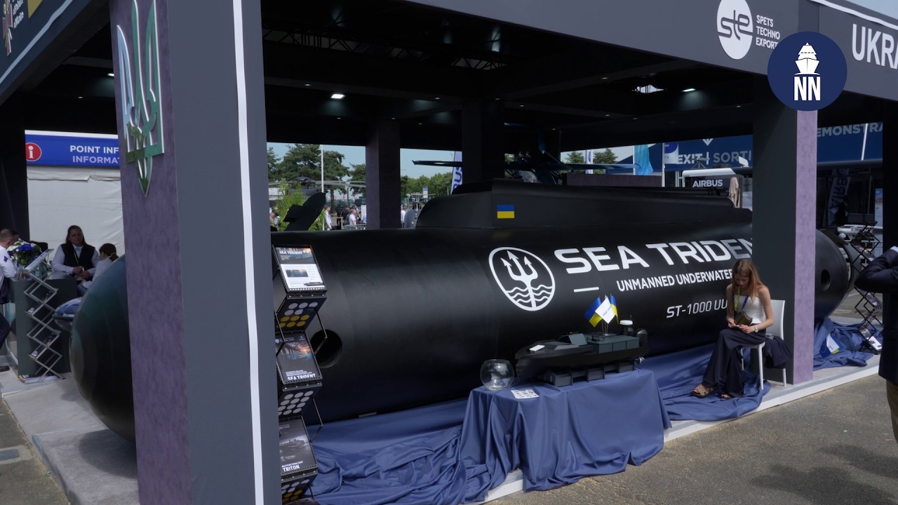 Новый массивный подводный дрон Украины: Sea Trident ST-1000