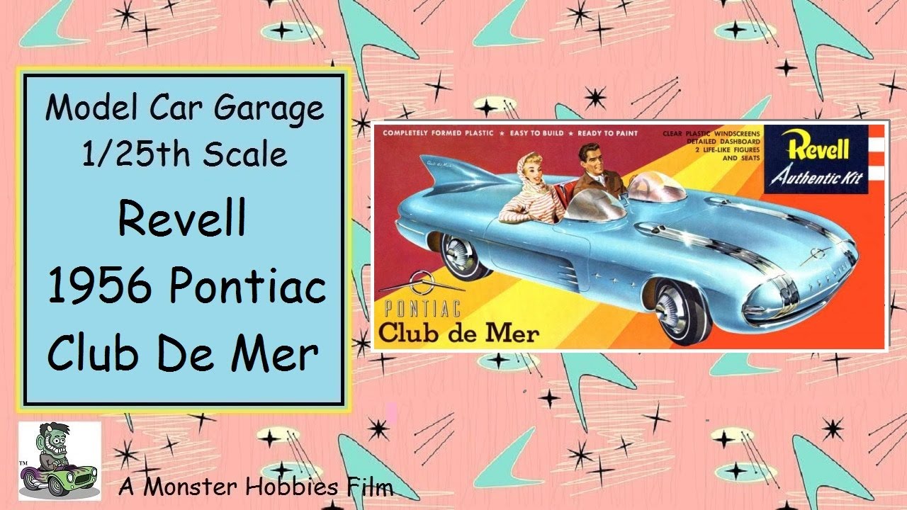 Гараж для моделей автомобилей - The Revell 1956 Pontiac Club De Mer | Видео распаковки набора для...