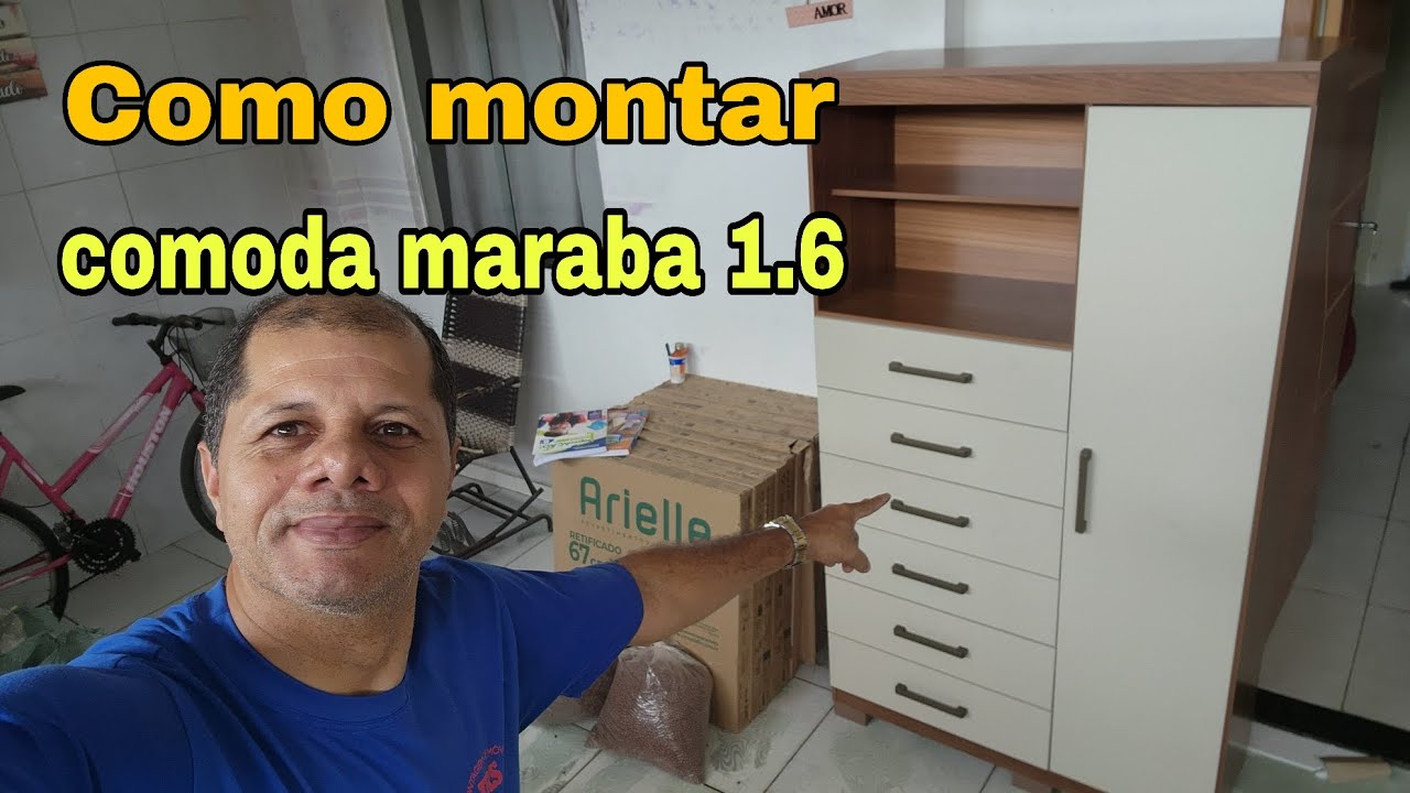 Como montar comoda maraba 1.6 passo a passo