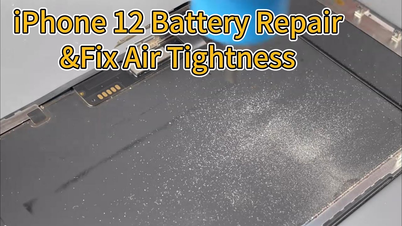 iPhone 12 High Capacity Battery Upgrade + Air Tightness Fix | Boost Battery Life & Restore Seals!
