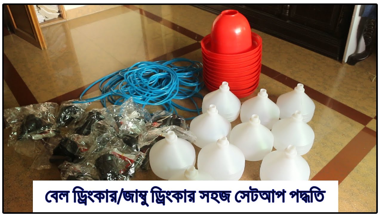 বেল ড্রিংকার/জাম্বু ড্রিংকার সহজ সেটআপ পদ্ধতি ।। How to install Bell Drinker  or Jumbo Drinker