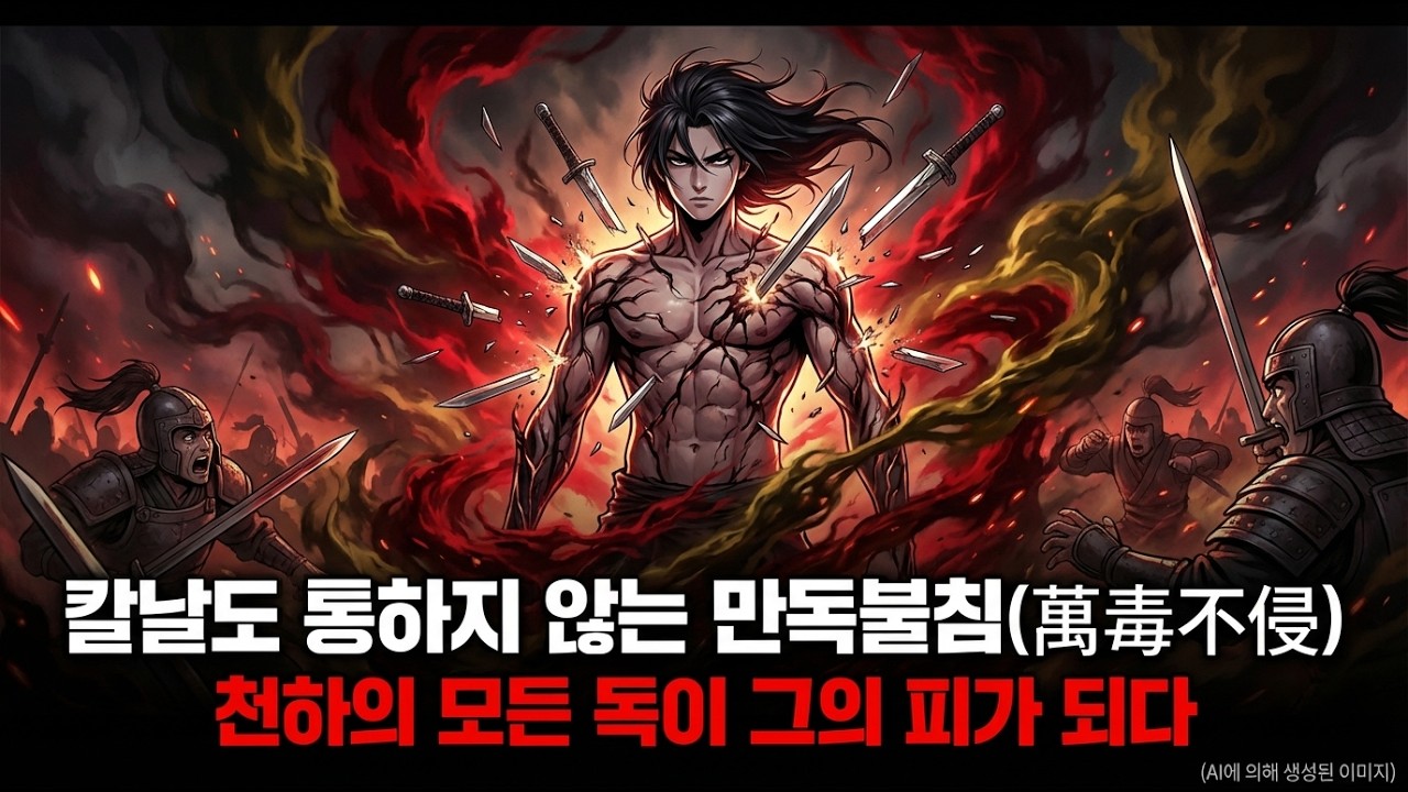 무공 재능이 없어 버려진 소년, 기연을 얻어 ‘만독불침’의 몸으로 천하를 지배하다 .  #무협 #만독불침 #기연 #버려진소년 #천하제패 #최강주인공