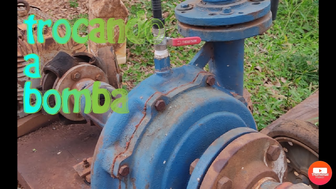Trocamos nossa bomba de irrigação