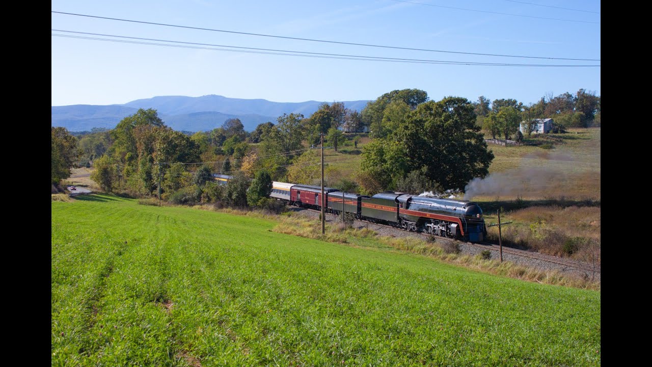 Streamlined Steam through the Shenandoah Valley, featuring Norfolk & Western 611 (10/3/2025)